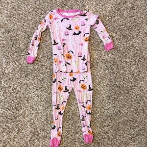 Little Sleepies Pink Halloween Pajama Set